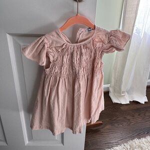 Pink Ruffled Kids Dress